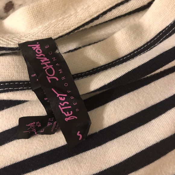 Betsy Johnson cropped French terry top size S - Picture 4 of 4